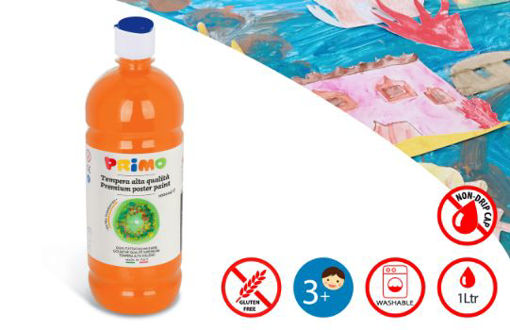 Picture of PRIMO 1000ML POSTER PAINT ORANGE